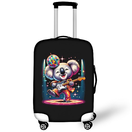 Disco Ball Guitar Koala Luggage Covers
