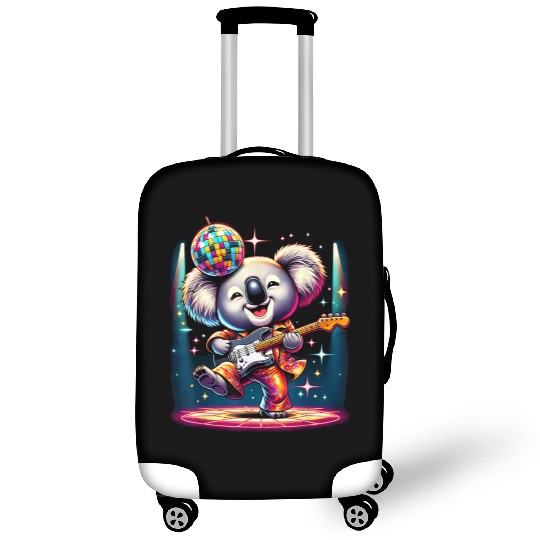 Disco Ball Guitar Koala Luggage Covers