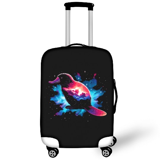 Cool Platypus Galaxy Space Art Luggage Covers
