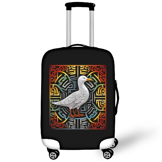 Seagull Mandala Graphic Illustration Luggage Covers