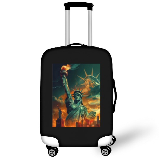 Statue of Liberty in New York USA Luggage Covers