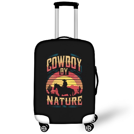 Cowboy Lifestyle Western Theme with Horses and Luggage Covers