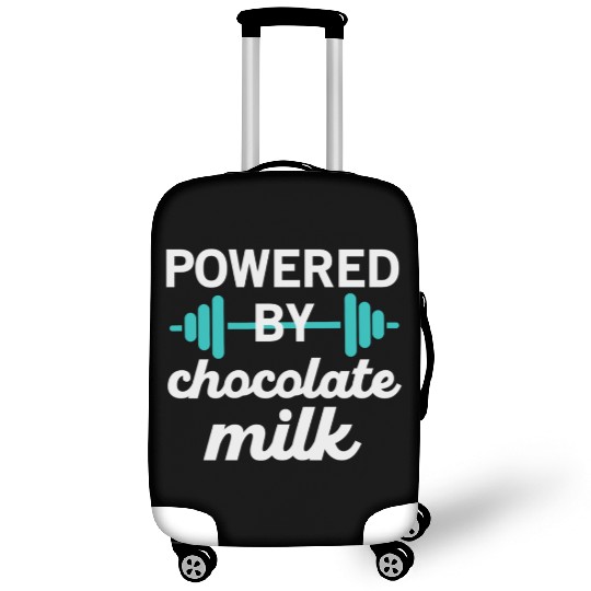 Powered by Chocolate Milk - Weight Lifting Luggage Covers