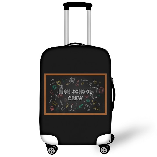 High School Crew First Chalkboard Luggage Covers