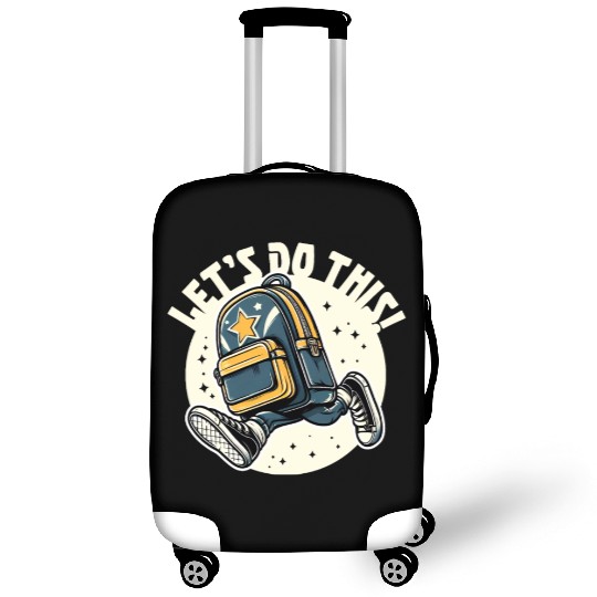 going back to school Enthusiastic Luggage Covers