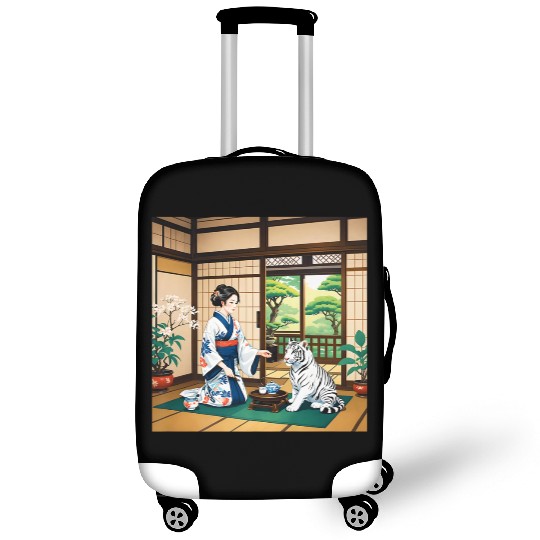 Fantasy Kimono Tiger Premium Luggage Covers