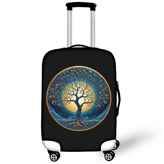 Irish Nordic Celtic Tree of Life Yggdrasil Luggage Covers