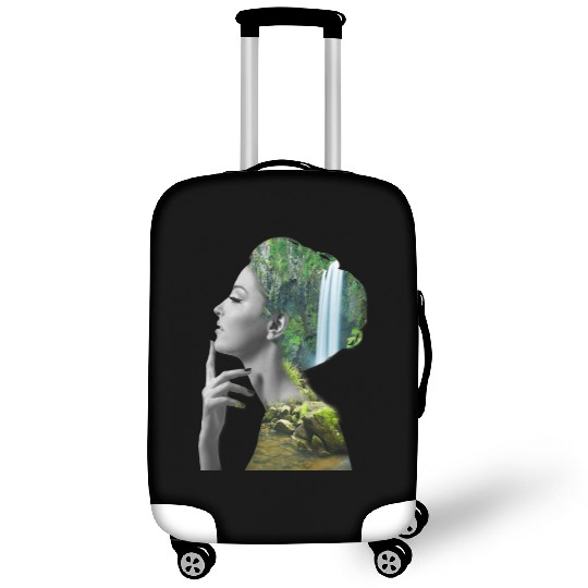 "Girls Waterfall Luggage Covers - Trendy & Stylish Summer