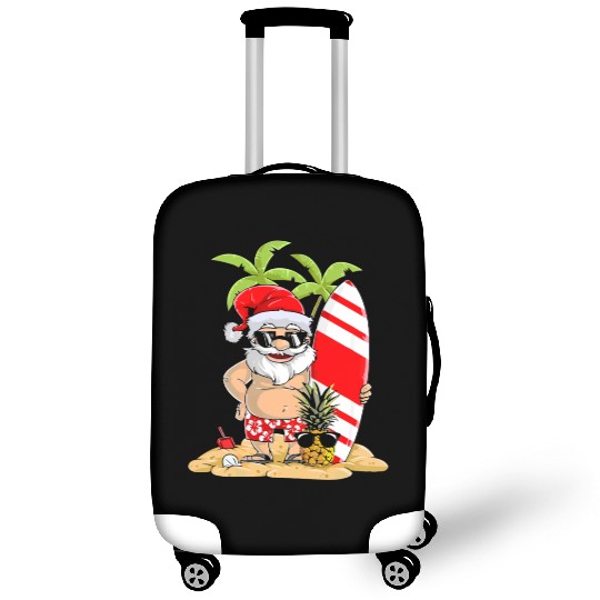 Santa Funny Christmas In July Luggage Covers