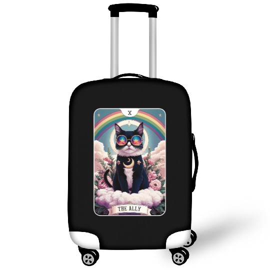 The Ally Cat Tarot Card Pride Gay Pride LGBTQ Luggage Covers