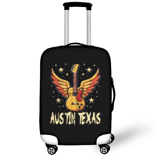 Gift For Guitar Player Rock & Roll Music Luggage Covers