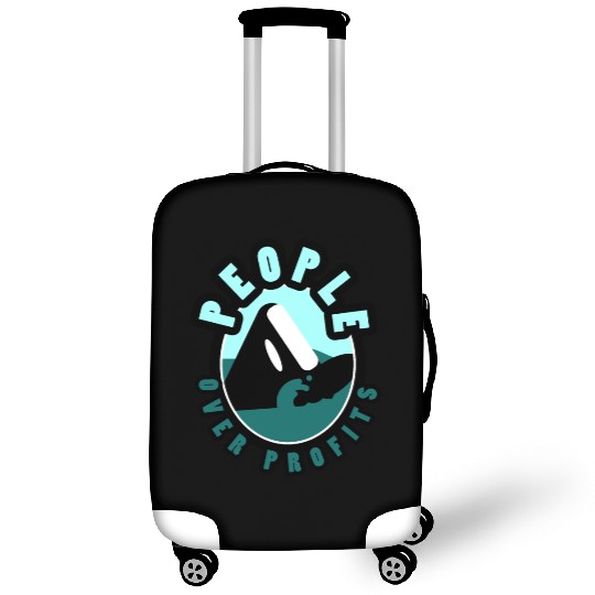 Orca People Over Profits Luggage Covers