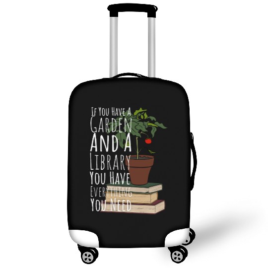 Garden and Library Luggage Covers