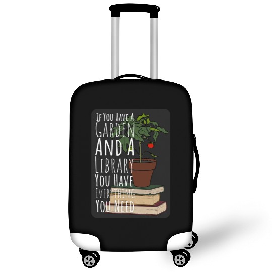 Garden and Library Luggage Covers