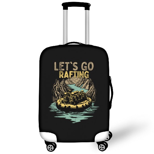 Let's Go Rafting White Water Paddling Luggage Covers