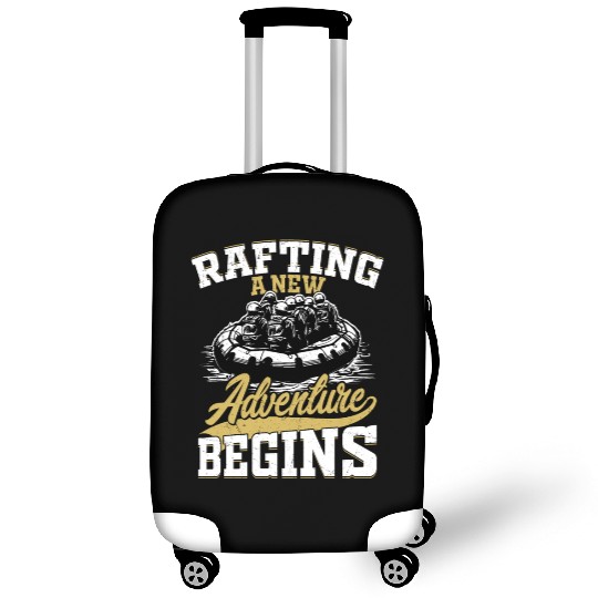 Rafting A New Adventure Begins Paddling White Wate Luggage Covers