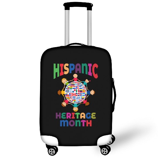 Hispanic Heritage Month Kids Countries Flags World Luggage Covers