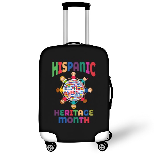 Hispanic Heritage Month Kids Countries Flags World Luggage Covers