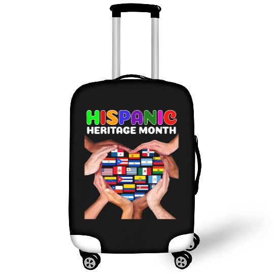 Hispanic Heritage Month All Countries Heart Hands Luggage Covers
