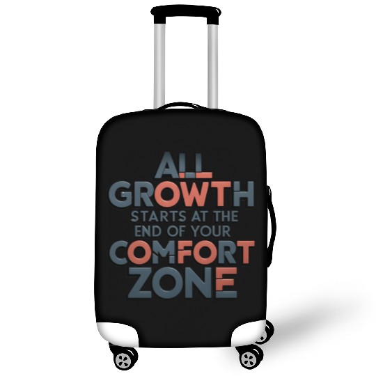All Growth Starts At The End Of Your Comfort Zone Luggage Covers