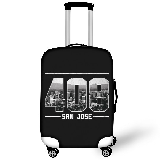 Vintage San Jose 408 Luggage Covers