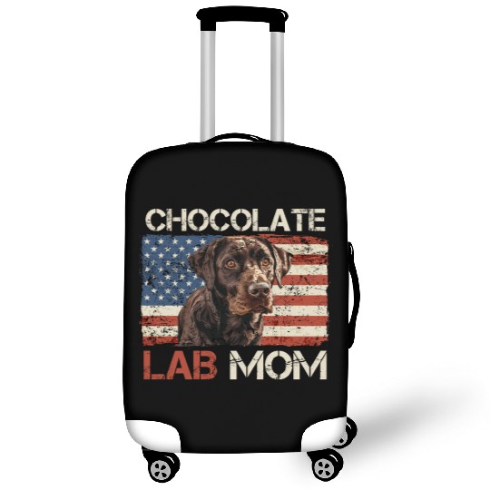 Labrador Retriever CHOCOLATE LAB MOM Labrador Luggage Covers