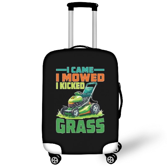 I Came I Mowed I Kicked Grass 2 Luggage Covers