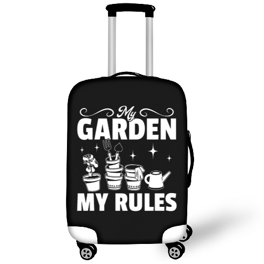 Funny Gardening Landscaping - My Garden my rules Luggage Covers
