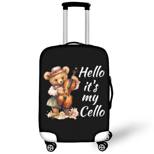 Hello it's my Cello Orchestra Musicians Luggage Covers