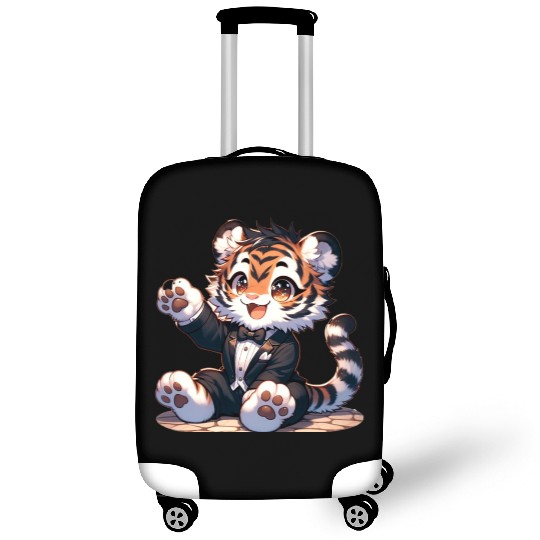 Tiger Cub with outfit Luggage Covers