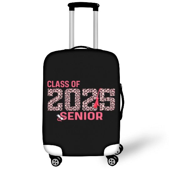 Class of 2025 Senior Leopard Print Graduation 2025 Luggage Covers