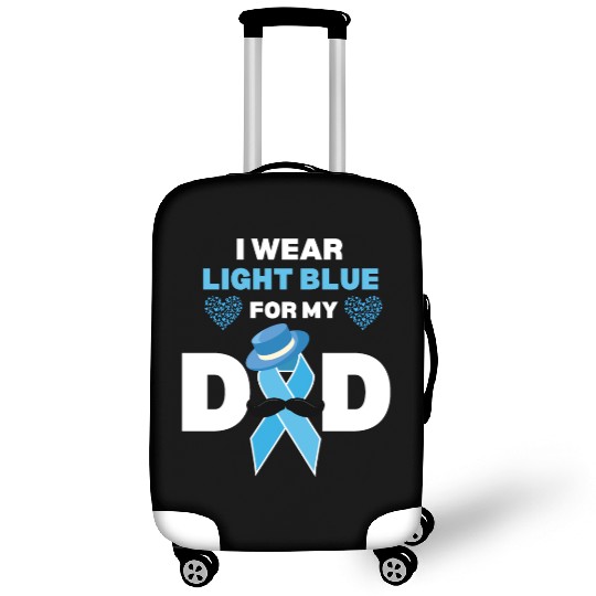 I Wear Light Blue for my Dad Prostate Cancer Aware Luggage Covers