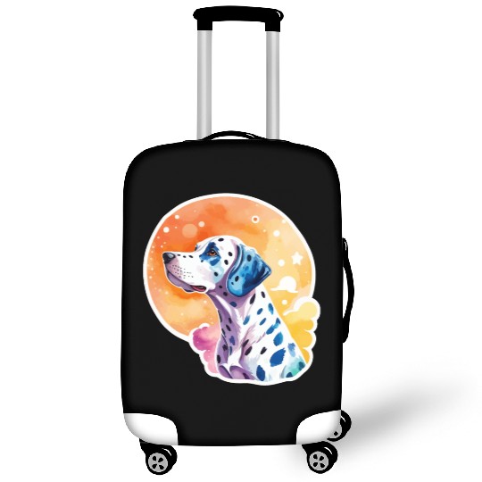 Dalmatian Dog Watercolor Luggage Covers