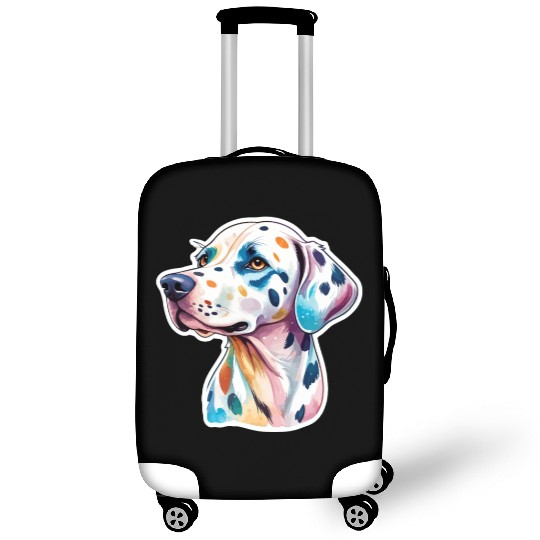 Dalmatian Dog Watercolor Luggage Covers