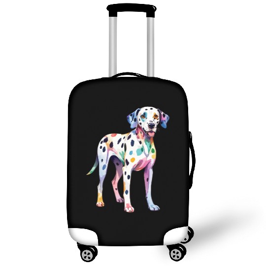 Dalmatian Dog Watercolor Luggage Covers