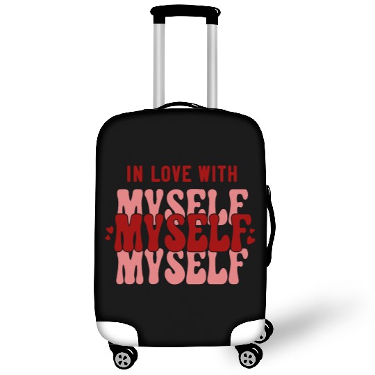 In Love With Myself Anti Valentine Luggage Covers