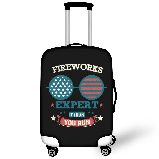 Fireworks Expert: If I Run, You Run! Luggage Covers