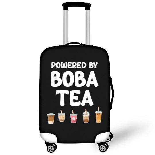 Powered By Boba Tea Bubble Japan K-pop Korean Luggage Covers