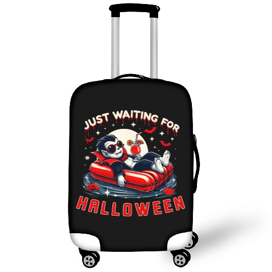 Just Waiting For Halloween Relax Summer Vampire Luggage Covers