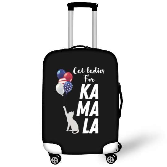 Cat ladies voting for Kamala Luggage Covers