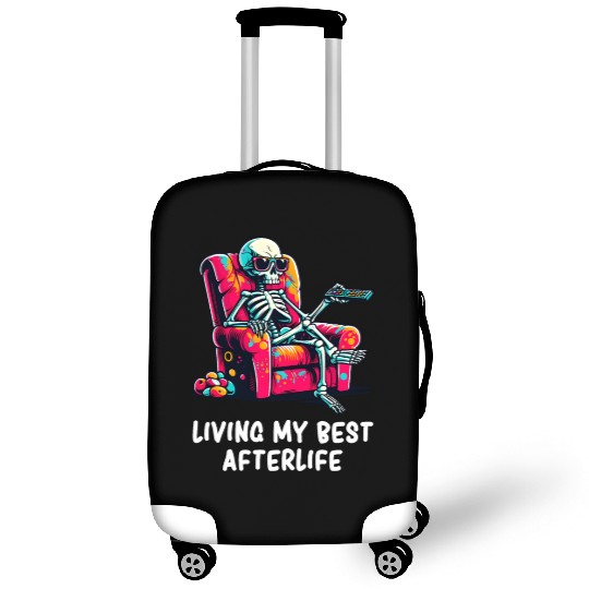 Skeleton - Skeleton Humor - Skeleton Dark Humor Luggage Covers