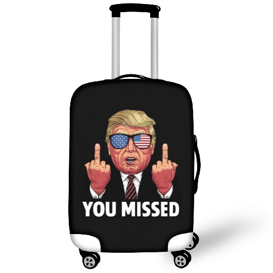 You Missed Trump 2024 US American Flag Luggage Covers