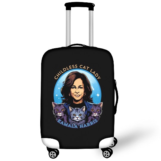Childless Cat Lady Kamala Harris Luggage Covers