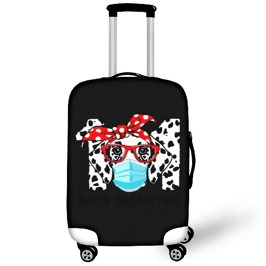 101 Days Smarter Dalmatian Dog Face Mask 100th Luggage Covers