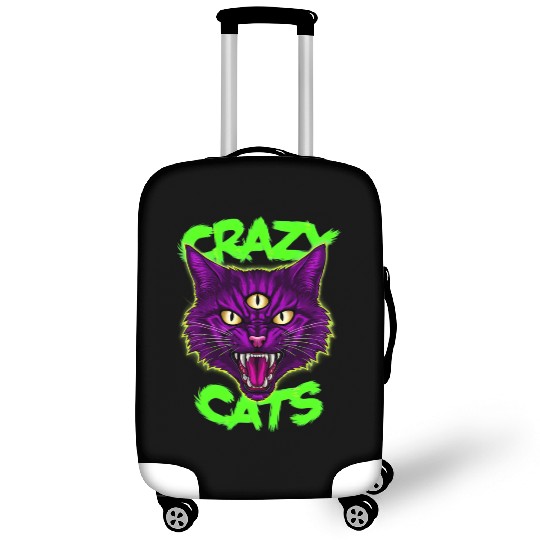 CRAZY CAT Luggage Covers