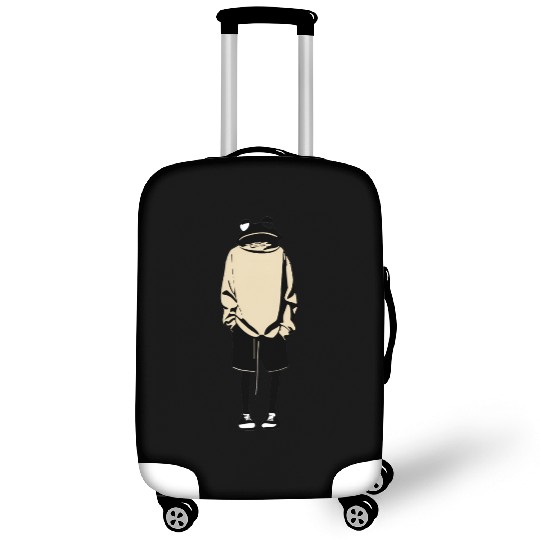 Frog Street Art | Cool Frog in Longsleeve and Snea Luggage Covers