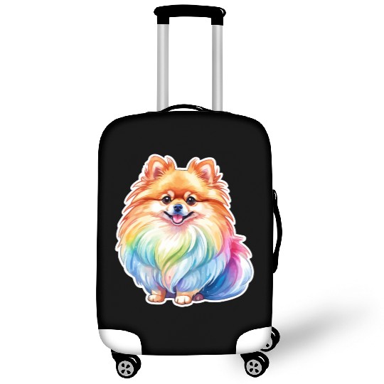 Pomeranian Watercolor Luggage Covers