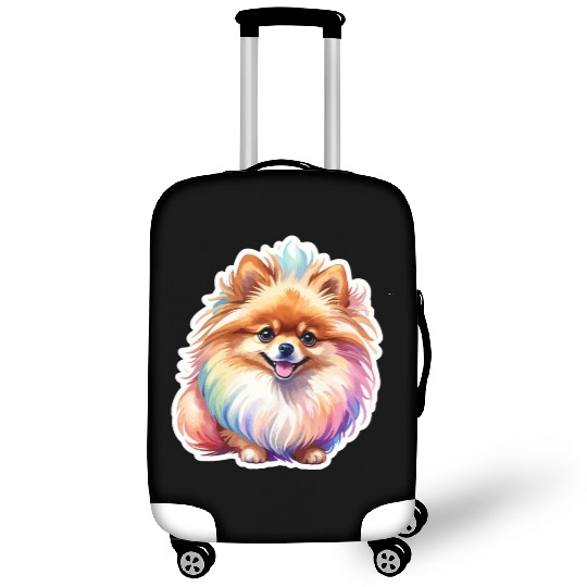 Pomeranian Watercolor Luggage Covers