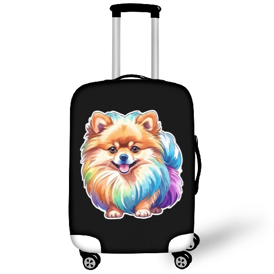 Pomeranian Watercolor Luggage Covers