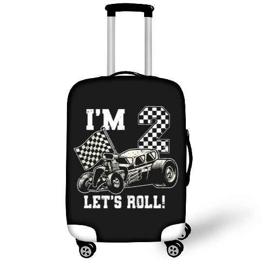 Race Car 2nd Birthday Boy 2 Two Toddler Racing Car Luggage Covers